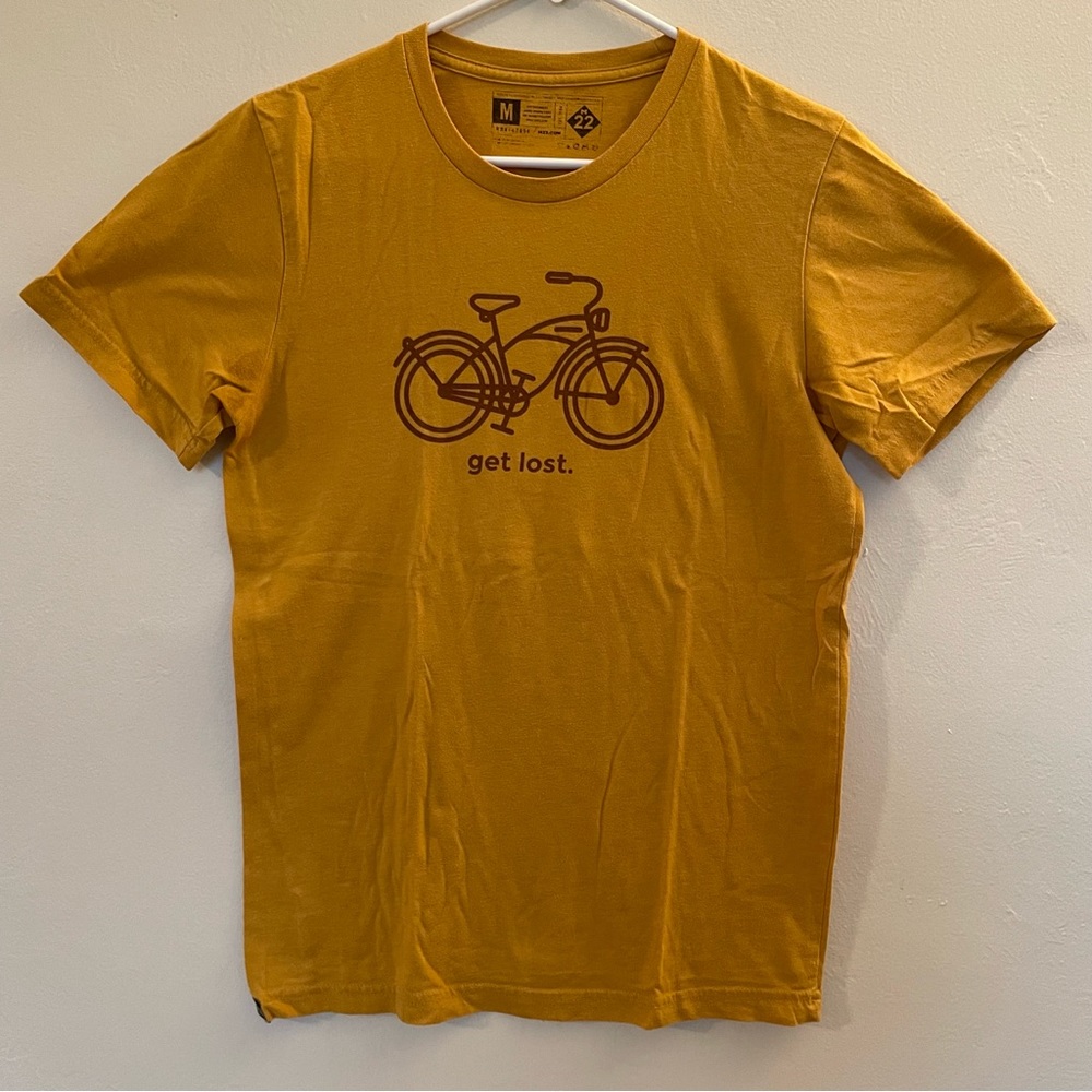 M22 get lost T-shirt Mustard Color